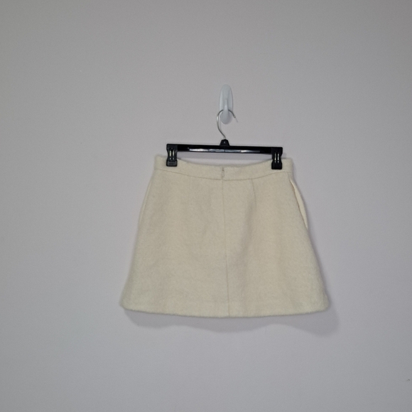 Reformation Brielle Skirt Ivory 6 NWOT - Picture 5 of 8